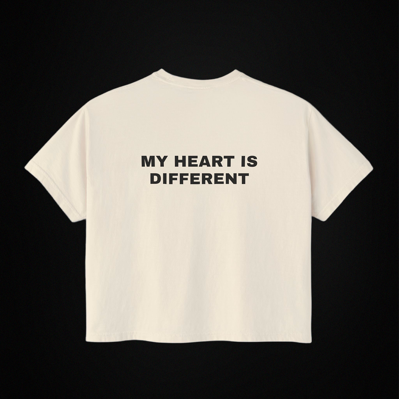 Women's Oversized Boxy T-Shirt -  My Heart Is Different